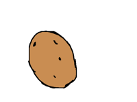 Surprise in the potatoes