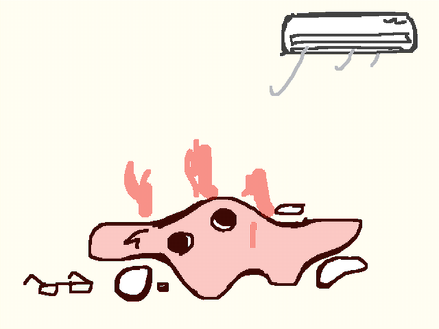 The heat is defeating me