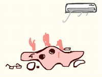 The heat is defeating me