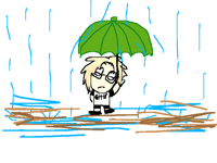 It’s been raining for several days.😔