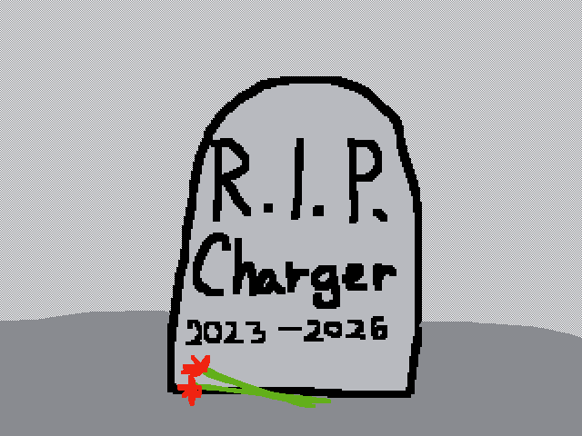 My phone charger broke today🥀