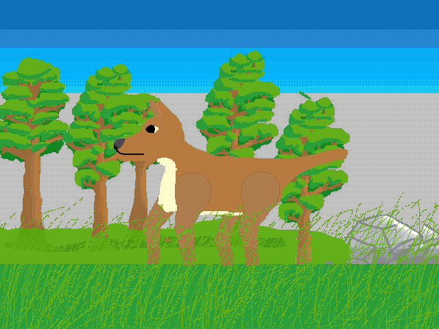 Dog scene