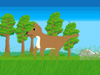 Dog scene