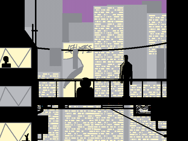 Cyberpunk scene