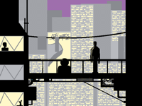 Cyberpunk scene