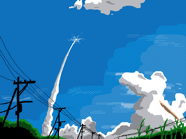Sky from 5 Centimeters per Second