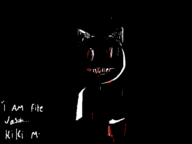 8 yo me still believes cartoon cat is real😭