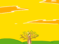 A growing tree