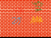 Brick wall background