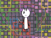 @Spork fanart (glitched)
