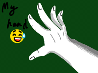 my hand😅