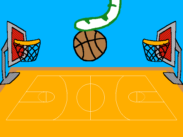Play basketball with the tail @GOLDENMASTER