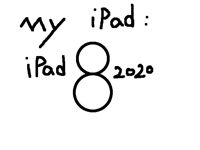 My iPad 8 2020