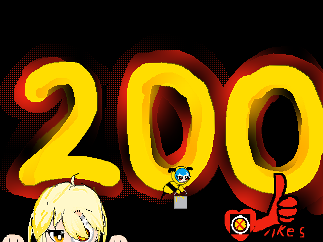 200 likes！