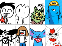 Mega collab ( ocs or personas)completed