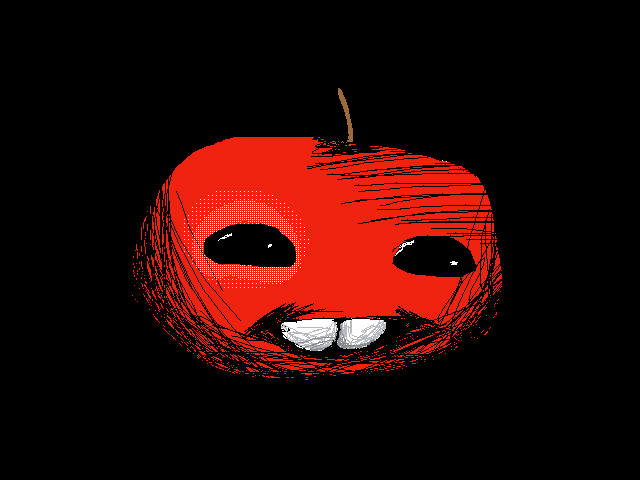 Just a apple with eyes 👀 right