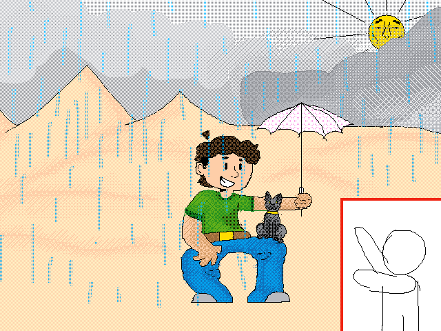 Raining sand castle ( contest participation)