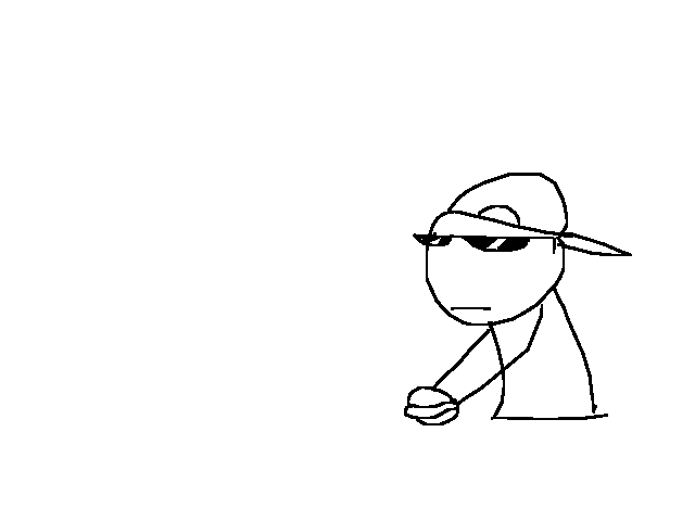Random eating dude