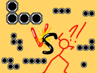 Matchstick men VS Tetris(火柴人VS俄罗斯方块）