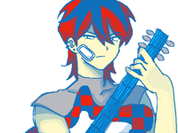 Experimenting with dithering!! (Oc name is denhi)