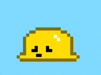 Sleeping Pixel Emoji