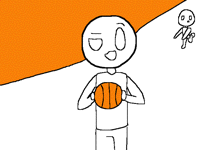 Intense Basketball