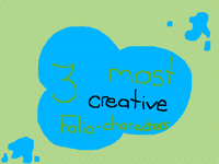 3 most creative folio-characters