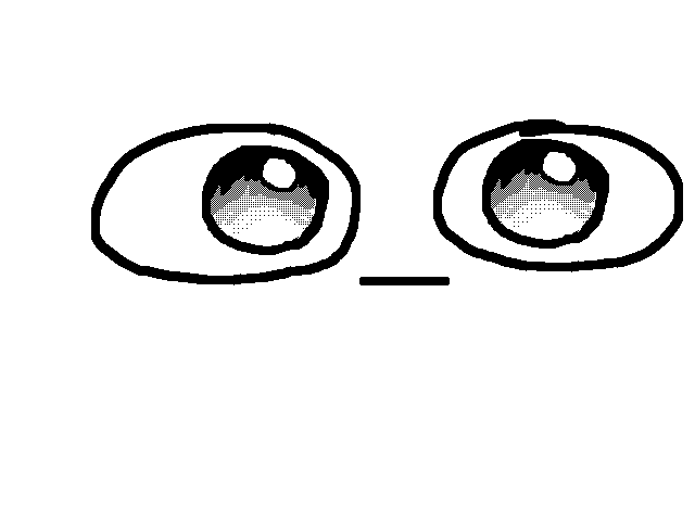 Blink/new eyes test