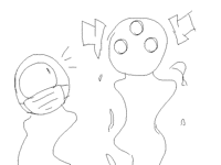 He's scared