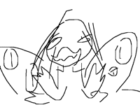 I made a new fairy OC but I can't draw on folio
