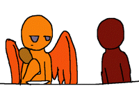 "I'M NOT A TURKEY. THIS ISNT CANNIBALISM."
