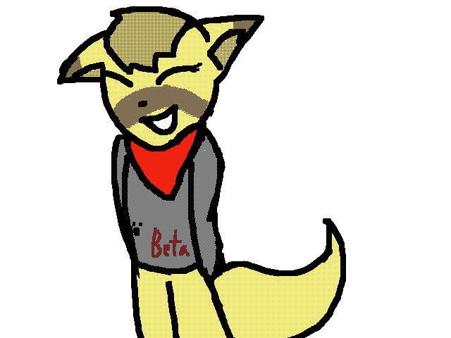 Art Trade With Rusty_Wolf (I BROKE THE COLORS)