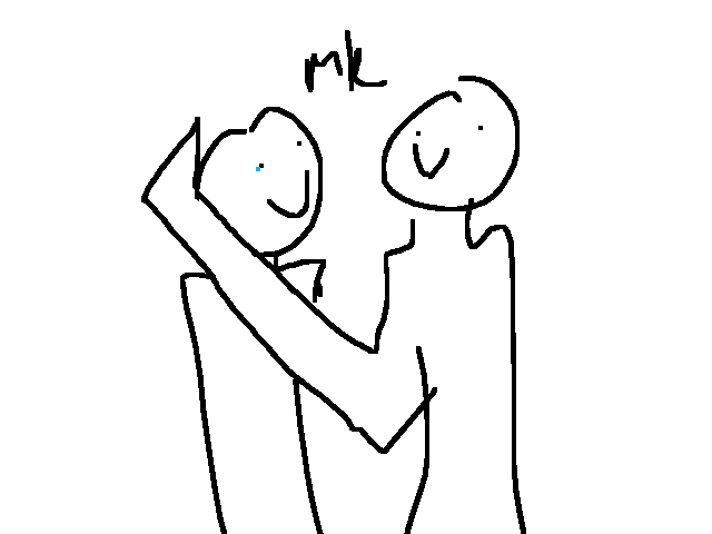 I put moi leggy on my sisters shoulder