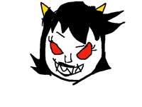 BURN IT!!!! (a terrible Terezi drawing)
