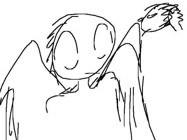 he has smol feathers nao