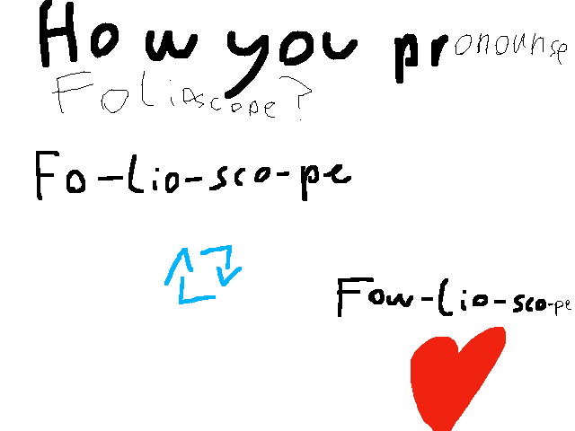 How You Pronounse Folioscope