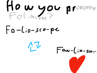 How You Pronounse Folioscope