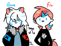 my friend's and my oc