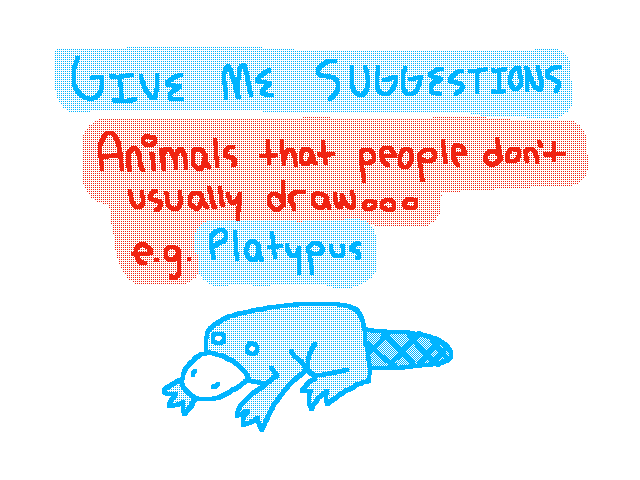 <CLOSED> Unusual Animal Suggestions?