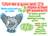 {CLOSED} +,~ Quote Animation Requests ~,+