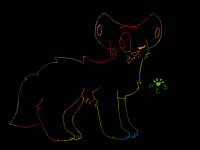 Kitty~ || Rainbow Doodle