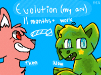 [] Evolution [] *Art Then and Now* (THANKS 300+)