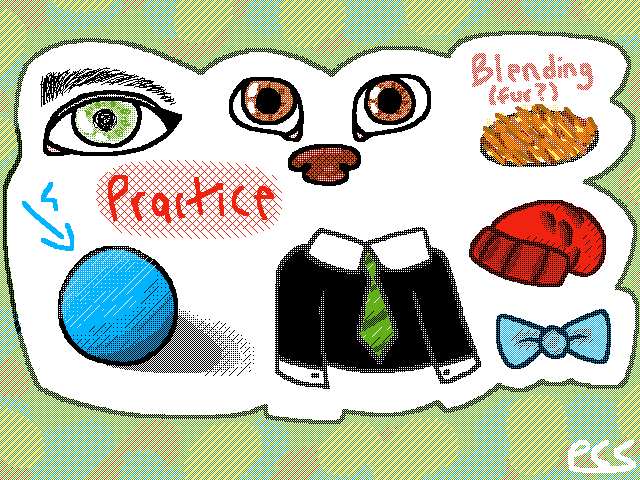 *+* Features, Shading, Clothing *+* {Practice}