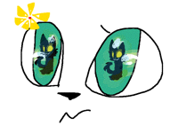 Eye reflection test