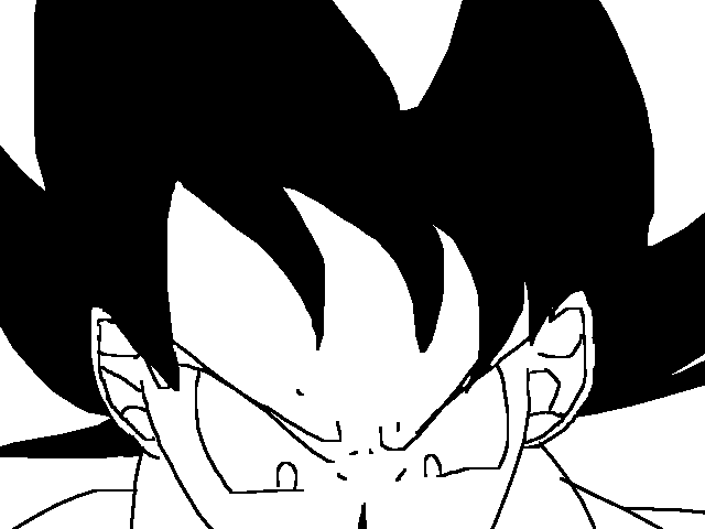 Goku turn ssj (test animation)