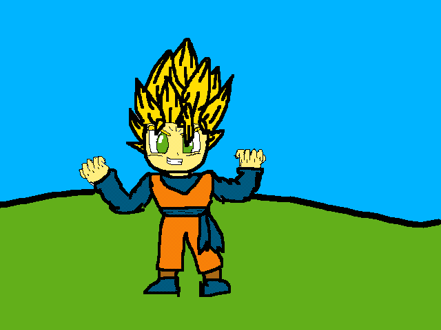 Anime draw#1: goten