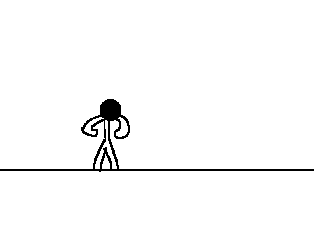 Stick fight kick