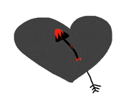 Something sharp in my heart