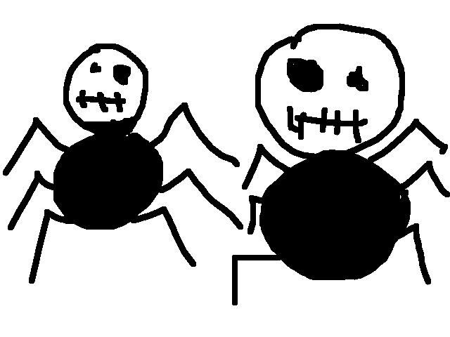 Spooders (my friend made this)