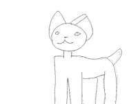 The long legged cat